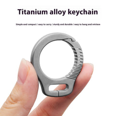 Titanium Alloy Keychain Car EDC Gadget