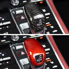 Car Gear Head Gear Head Real Carbon Fiber Decoration Frame