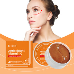 EELHOE Vitamin C Under Eye Patches For Dark Circles Care, Cooling, Moisturizing, Hydrating Eye Area Mask Patches