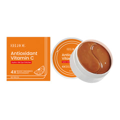 EELHOE Vitamin C Under Eye Patches For Dark Circles Care, Cooling, Moisturizing, Hydrating Eye Area Mask Patches