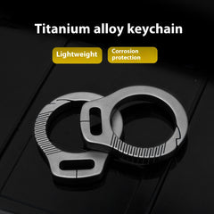 Titanium Alloy Keychain Car EDC Gadget