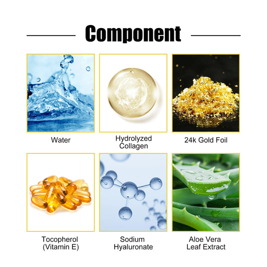 EELHOE Collagen Gold Eye Mask Moisturizing Care, Firming Eye Lines, Eye Patches, Staying Up Late, Dark Circles, Eye Bags