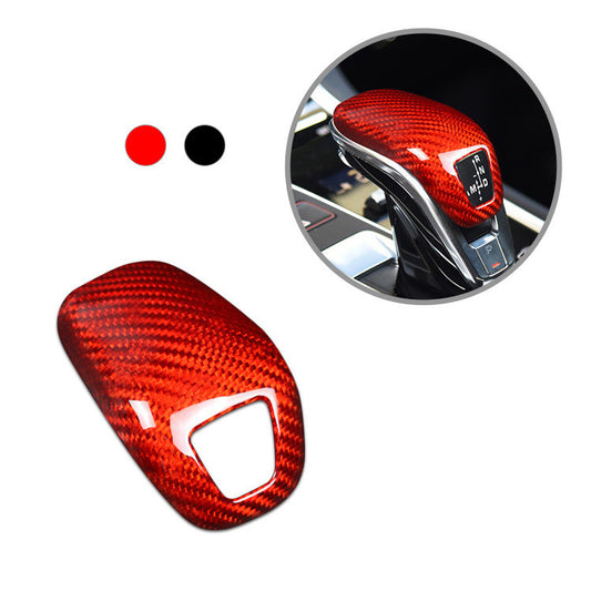 Car Gear Head Gear Head Real Carbon Fiber Decoration Frame