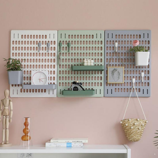 Hole Board Shelf Hole-free Storage Shelf On The Wall