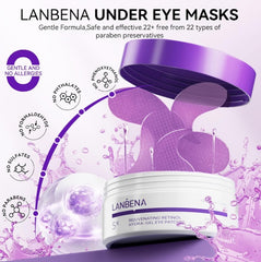 LANBENA Rejuvenating Retinol Hydra Gel Eye Patches