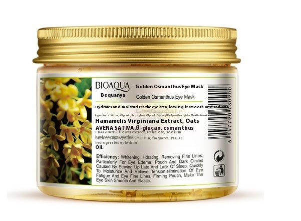 80 Pcs Bottle Gold Osmanthus Eye Mask Women Collagen Gel Whey Protein Face Care Sleep Patches Health Mascaras De Dormir