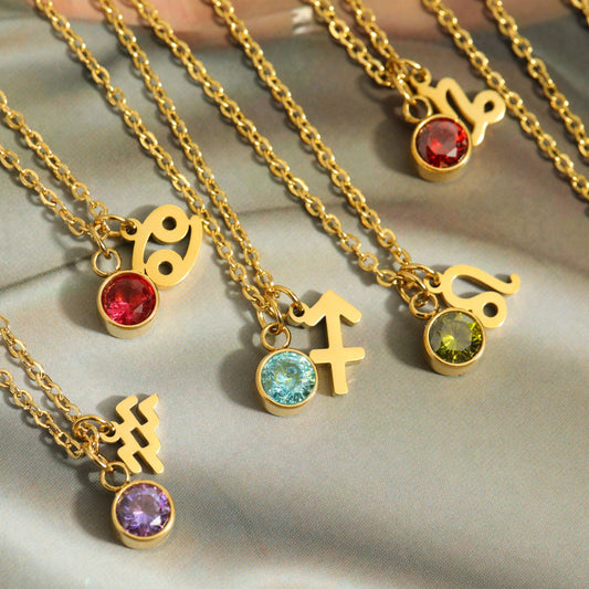 Hot Sale Classic Evergreen Zodiac Necklace